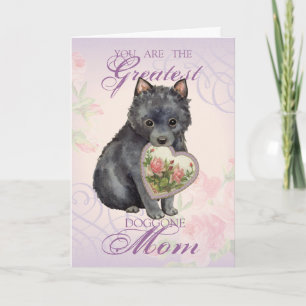 Schipperke Heart Mama Karte