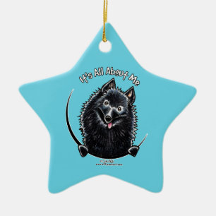 Schipperke IAAM Keramik Ornament