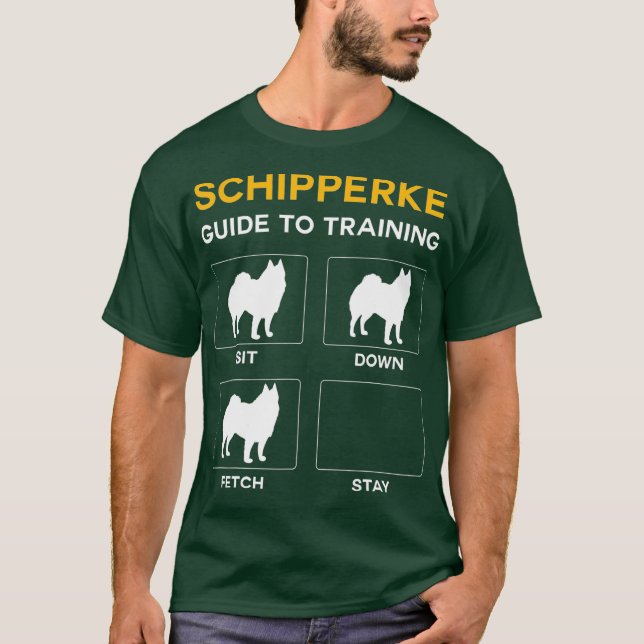 Schipperke-Leitfaden für das Training des Hundes-G T-Shirt (Vorderseite)