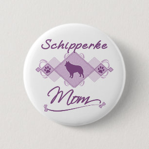 Schipperke-Mama Button