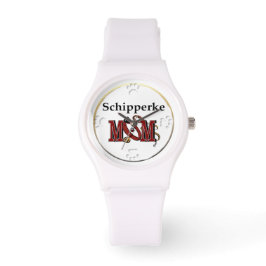 Schipperke Mama Geschenke Armbanduhr
