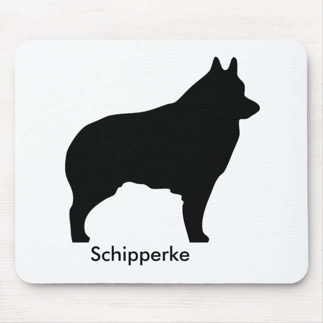 Schipperke Mousepad (Vorne)