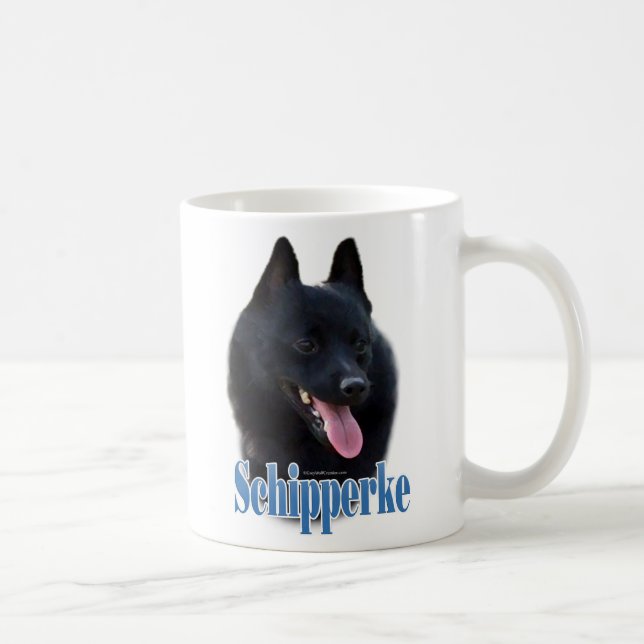 Schipperke Name Kaffeetasse (Rechts)