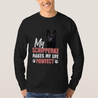 Schipperke Puppy Pet Lover Dog Enthusiast Schipper T-Shirt
