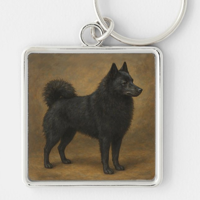 Schipperke Schlüsselanhänger (Vorne)