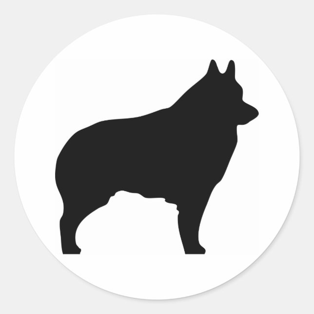 Schipperke Sticker 1 (Vorderseite)