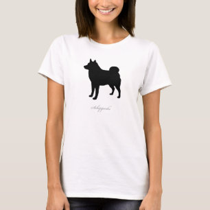 Schipperke-T - Shirt (schwarze natürliche Version)