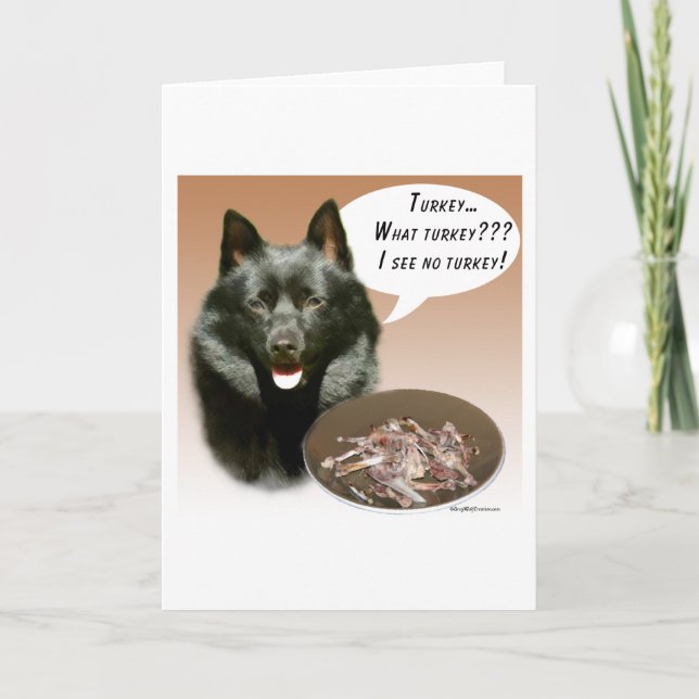 Schipperke Türkei Karte (Vorderseite)