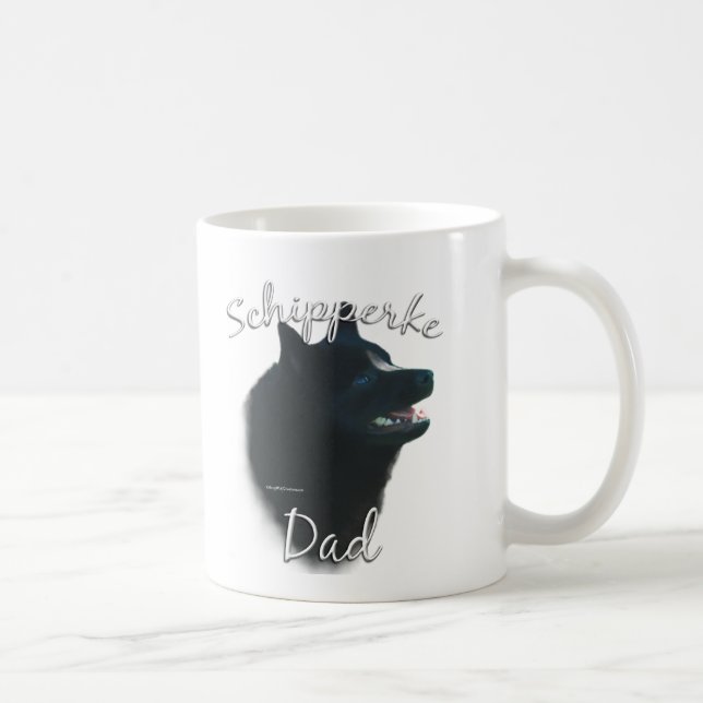 Schipperke Vater 2 Kaffeetasse (Rechts)