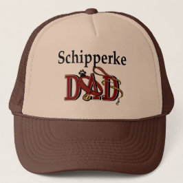 Schipperke Vater Geschenke Truckerkappe