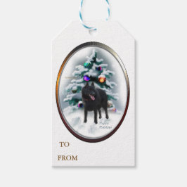 Schipperke Weihnachten Geschenkanhänger