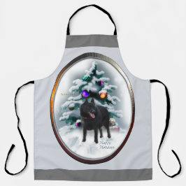 Schipperke Weihnachtsgeschenke Schürze