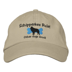 Schipperkes-Regel Bestickte Kappe