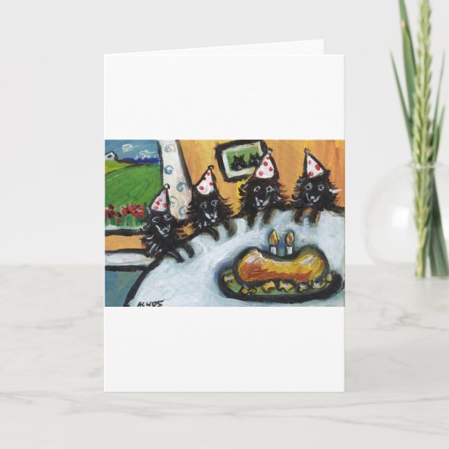 Schipperkesommer-Geburtstags-Party Karte (Vorderseite)