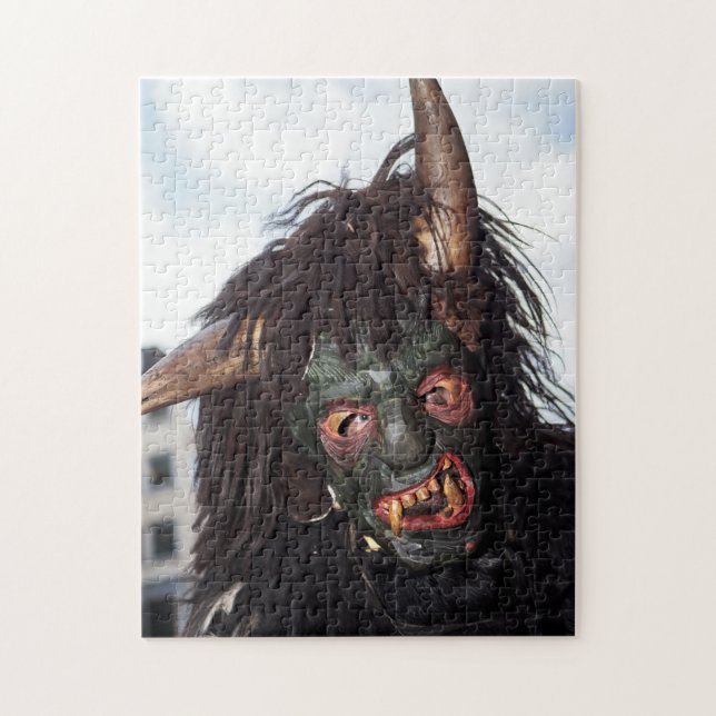 Schirga Krampus Puzzle (Vertikal)
