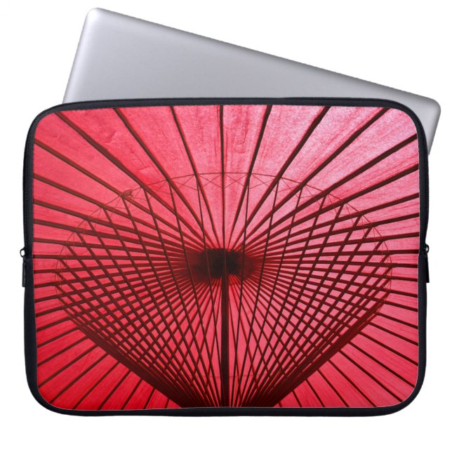 Schirm aus Rohölpapier Laptopschutzhülle (Vorderseite)