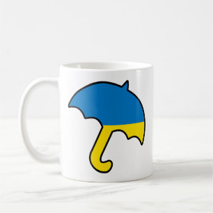 Schirm der Ukraine Kaffeetasse