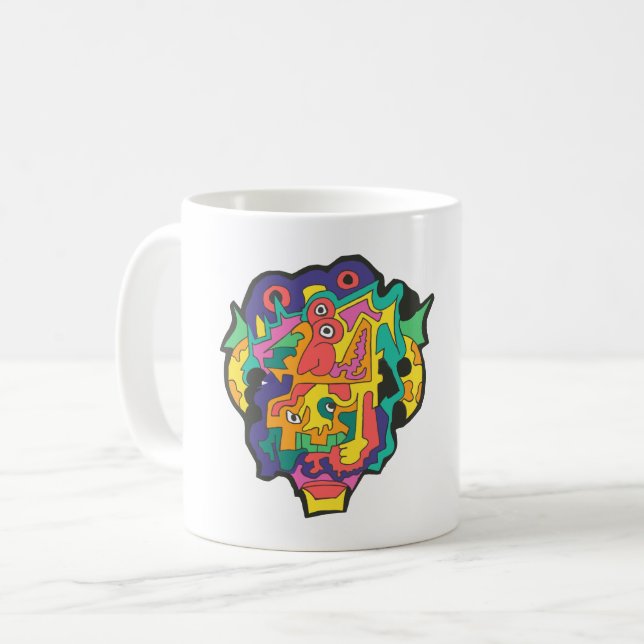 Schirmdame Kaffeetasse (Vorderseite Links)
