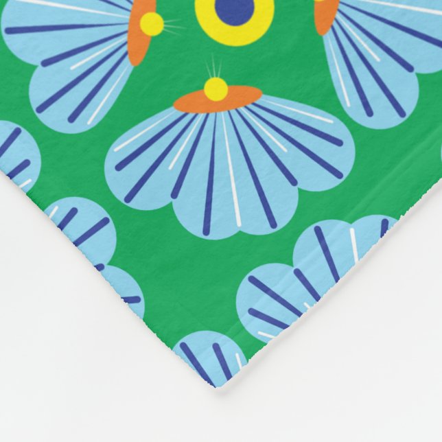 Schirme Blume Fleece Blanket (3 Größen) (Ecke)