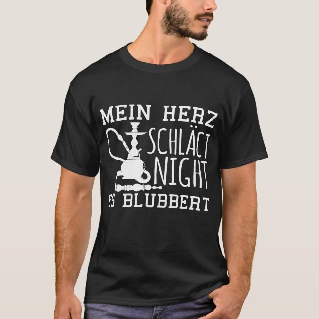 Schisha-Bubbling-Wasserpfeifenaroma T-Shirt (Vorderseite)