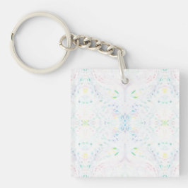 Schism Light Abstrakter Regenbogen Weiße Wasserfar Schlüsselanhänger