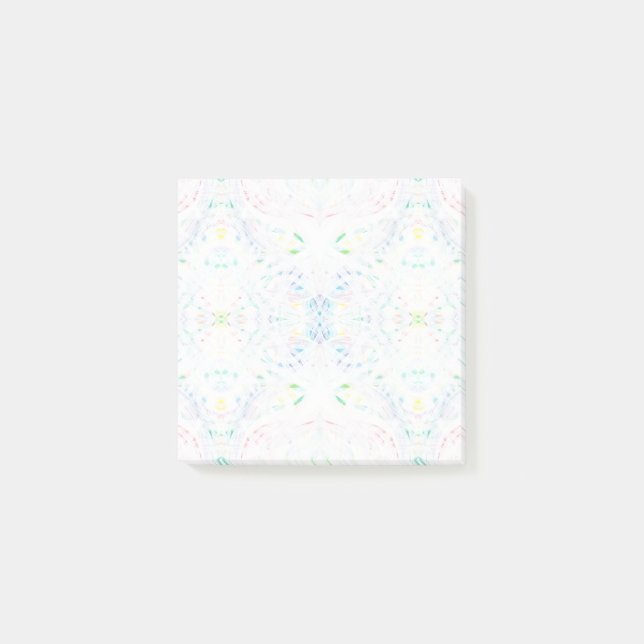 Schisma-Licht-Regenbogen-Abstrakte-Aquarell-Kunst Post-it Klebezettel (Vorderseite)
