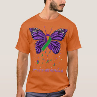 Schizenzephaly Awareness Butterfly T-Shirt