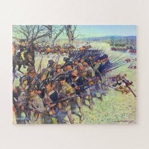 Schlacht am Guilford Courthouse Charles McBarron Puzzle