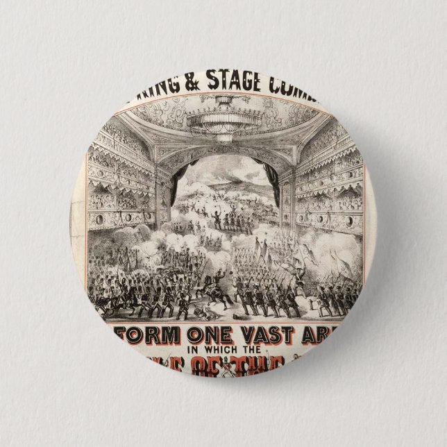 Schlacht an der Alma Button (Vorderseite)