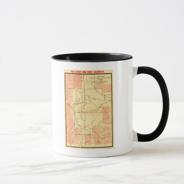 Schlacht bei Chickamauga - Panoramabalkarte Zivile Tasse (Rechts)