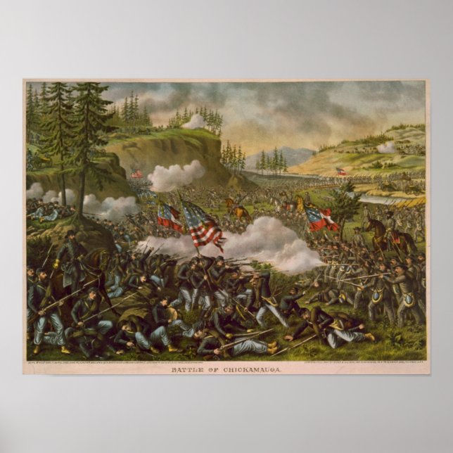 Schlacht bei Chickamauga Poster (Vorne)
