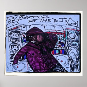 Schlacht bei den Djs Poster