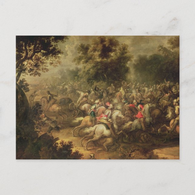 Schlacht bei den Kavalleriern Postkarte (Vorderseite)