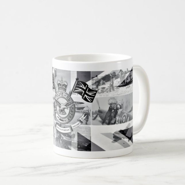 Schlacht bei der britischen RAF-Tribute-Tasse - Lu Kaffeetasse (VorderseiteRechts)