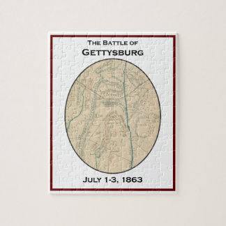 Schlacht bei Gettysburg Map Puzzle