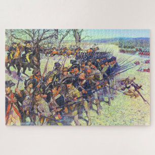 Schlacht bei Guilford Courthouse 15. März 1781 Puzzle