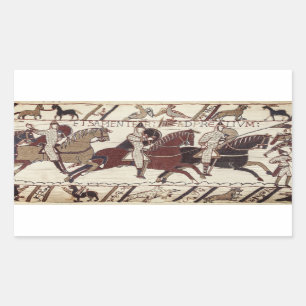 Schlacht bei Hastings - Ritter Normanns Rechteckiger Aufkleber