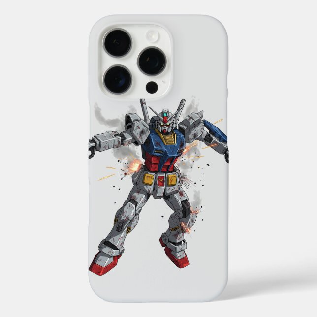 Schlacht beschädigtes Gundam Case-Mate iPhone Hülle (Rückseite)