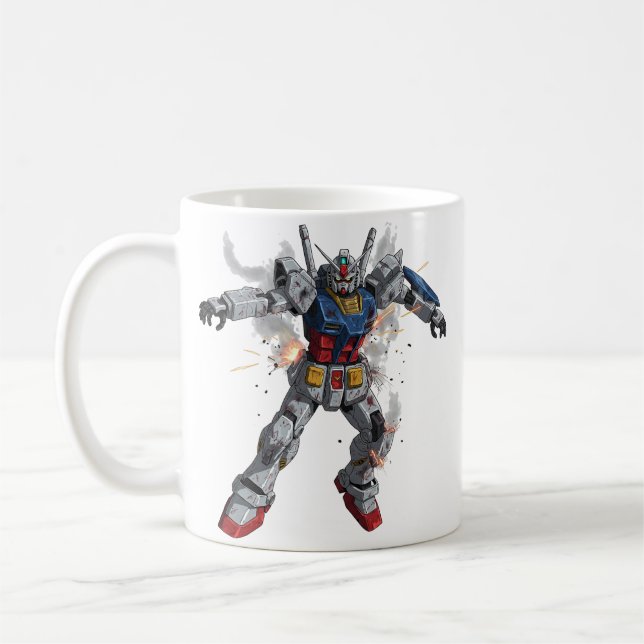 Schlacht beschädigtes Gundam Kaffeetasse (Links)