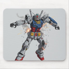 Schlacht beschädigtes Gundam Mousepad