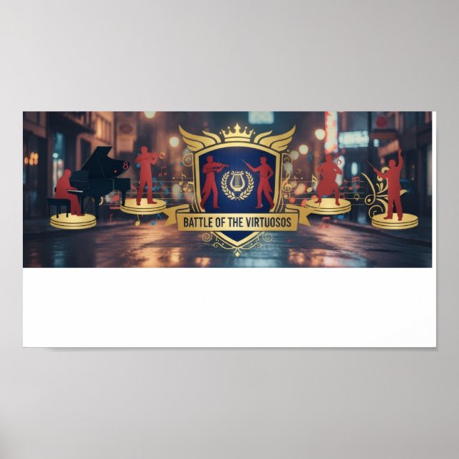 Schlacht Der Virtuosen Poster (Vorne)