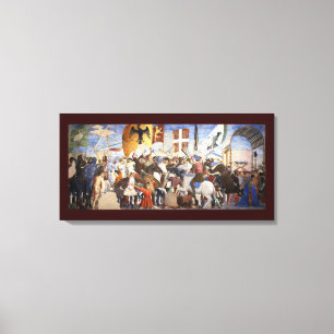 SCHLACHT DES HERACLIUS von Piero Della Francesca Leinwanddruck