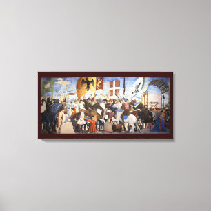 SCHLACHT DES HERAKLIUS von Piero Della Francesca Leinwanddruck