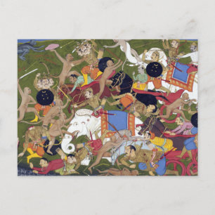 Schlacht in Sri Lanka Ramayana Udaipur Indien Sahi Postkarte