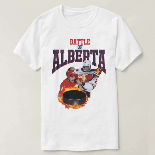 Schlacht um Alberta Hockey T-Shirt (Design vorne)