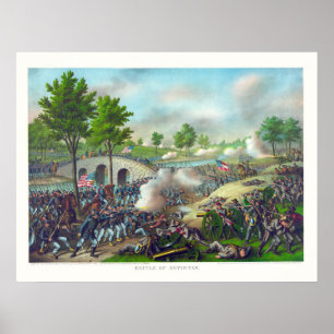 Schlacht um Antietam Poster