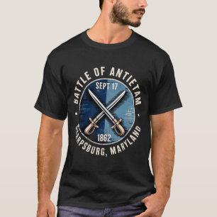 Schlacht um Antietam T - Shirt Zivile Kriegsgeschi