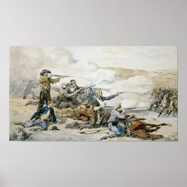 Schlacht um Beecher's Island Poster (Vorne)