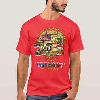 Schlacht um Bulge w Map EUR SVC V1 T-Shirt