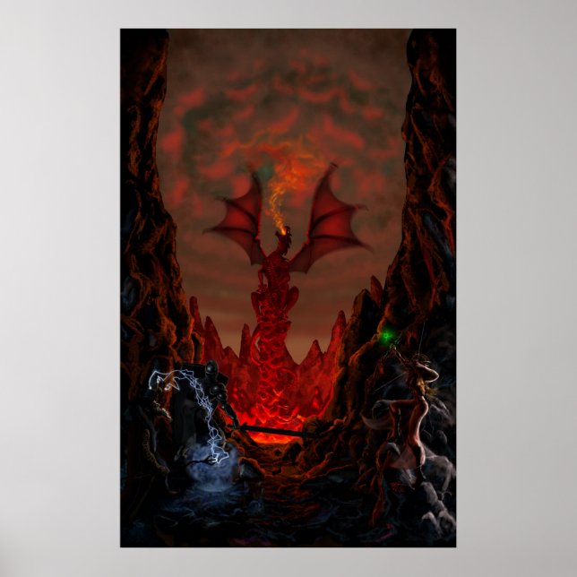 Schlacht um den Dragon Doom Pass Poster (Vorne)